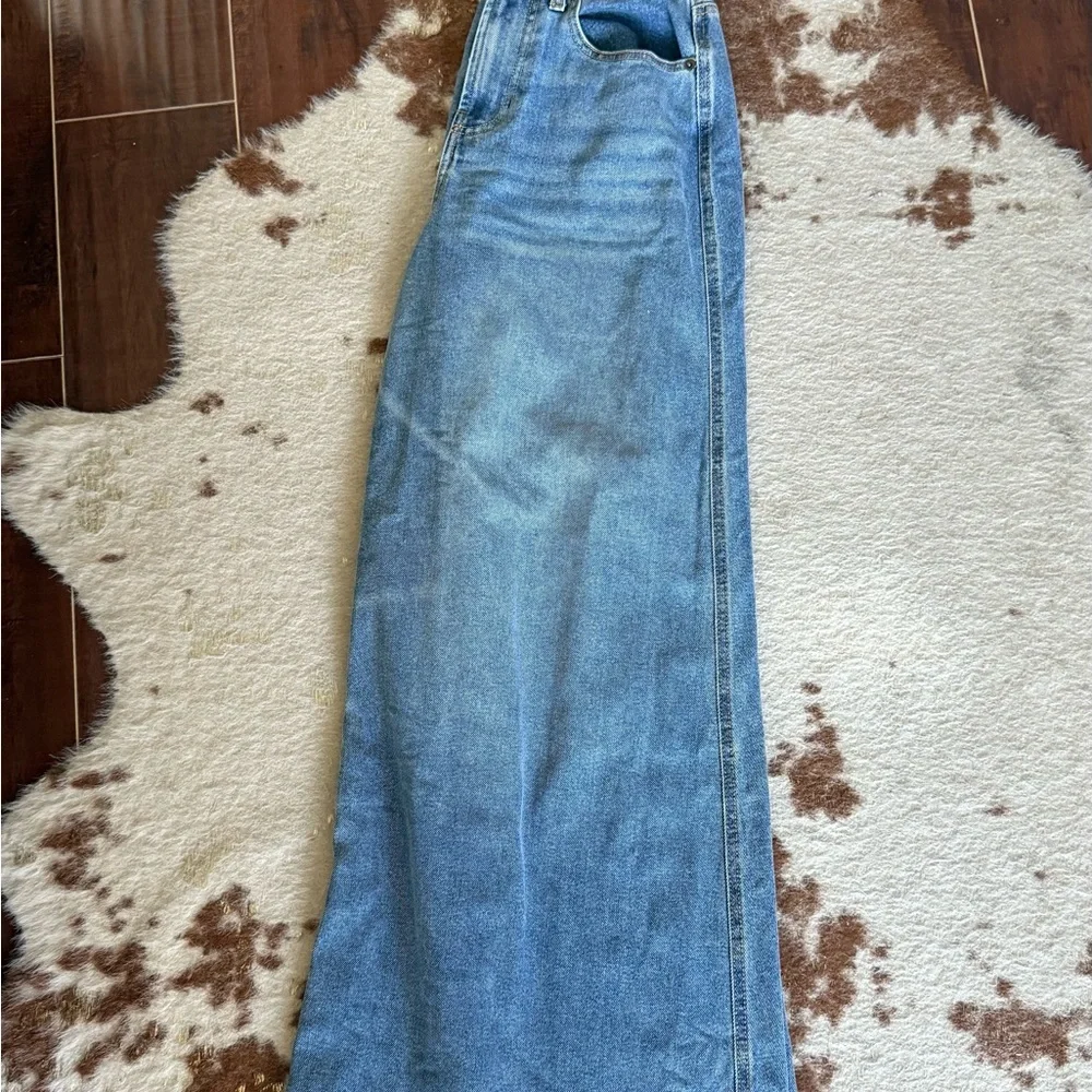 FLORENCE BY MILLS TOTAL SOFTIE WIDE LEG JEAN SIZE 6 - Picture 6 of 8